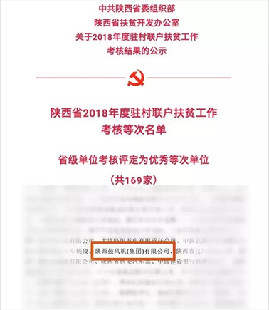 jjb竞技宝集团荣获扶贫工作考核优秀单位